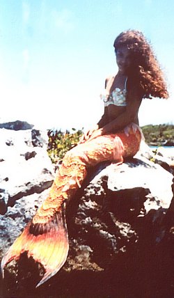 [Picture: Tatiana in mermaid costume]