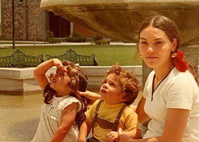 [With mom and brother, 1971]